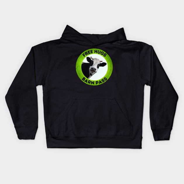 Calming Cow Hugs! Kids Hoodie by ALBOYZ